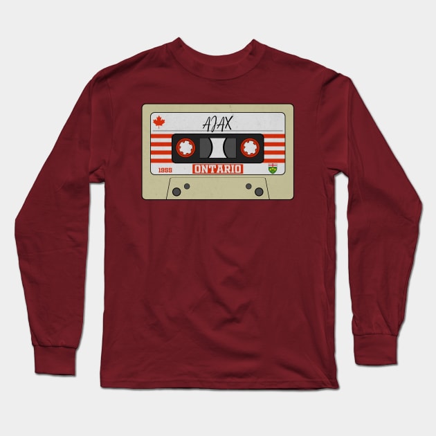 Ajax Ontario Canada Long Sleeve T-Shirt by LocationTees